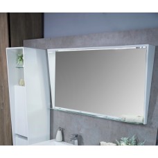 ЗЕРКАЛЬНЫЙ ШКАФ FANCY MARBLE MC-PEGGY 125, БЕЛЫЙ